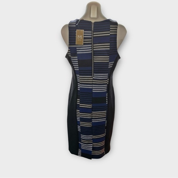 1. Michael Kors Black, Blue and White Sheath Dress Size 6 - Picture 10 of 10
